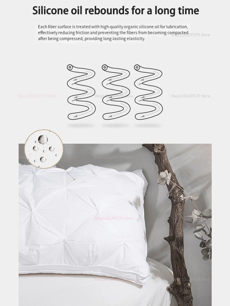 New NonCollapse Memory Foam Pillow Deep Sleep Cervical Support Cushion for Adults Students Home Hotel Homestay Bed Pillow Core