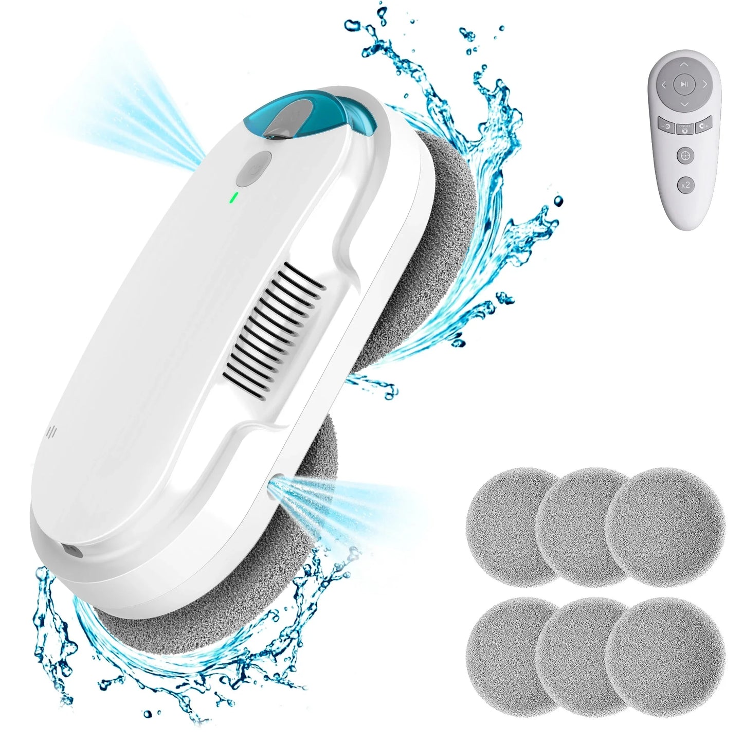 INSE Window Automatic Water Spray Cleaning Robot Vacuum Cleaner With Remote Control Smart Cleaning Machine for Home Glass Washer