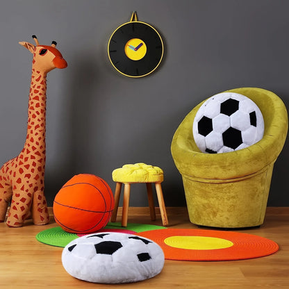 Creative Football Plush Pillow, Fan Cushion, Boyfriend Football Cushion, Home Decoration, Sports Fan,Cute Soccer Shaped