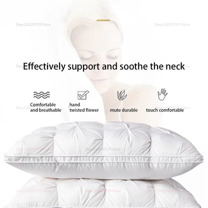 New NonCollapse Memory Foam Pillow Deep Sleep Cervical Support Cushion for Adults Students Home Hotel Homestay Bed Pillow Core