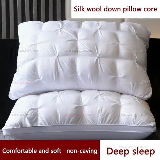 New NonCollapse Memory Foam Pillow Deep Sleep Cervical Support Cushion for Adults Students Home Hotel Homestay Bed Pillow Core