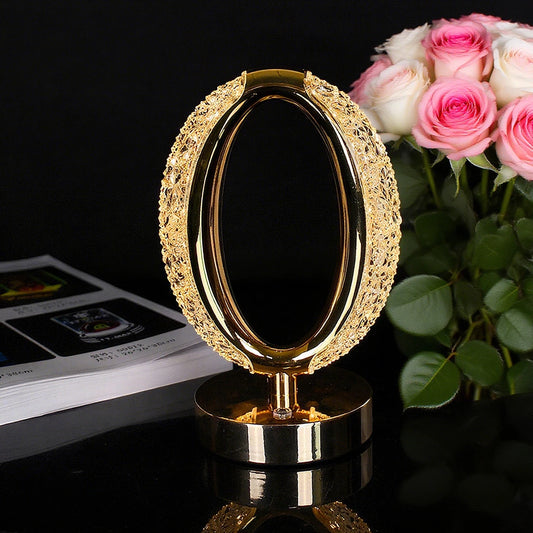 Festive atmosphere night light LED touch three-color changing light office night light, living room bedroom mood night light