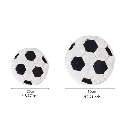 Creative Football Plush Pillow, Fan Cushion, Boyfriend Football Cushion, Home Decoration, Sports Fan,Cute Soccer Shaped
